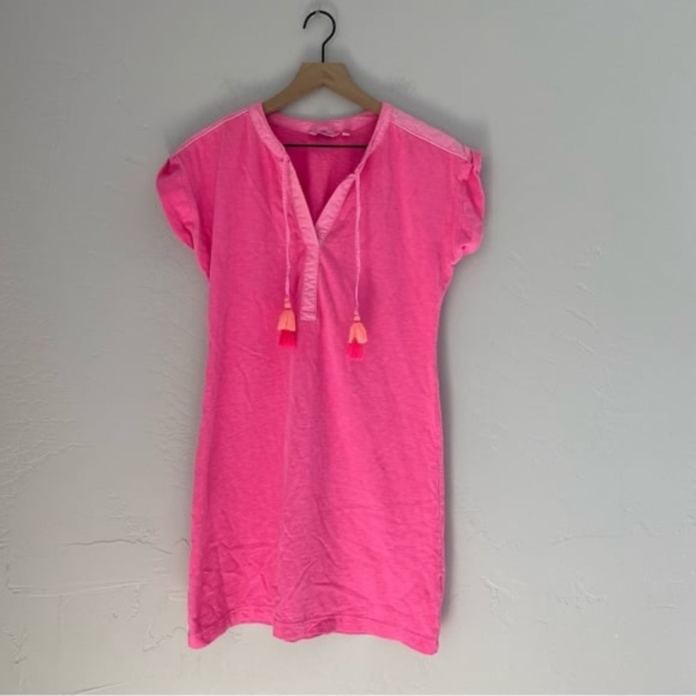 Vineyard Vines Pink Garment-Dyed Surfside Cover-Up